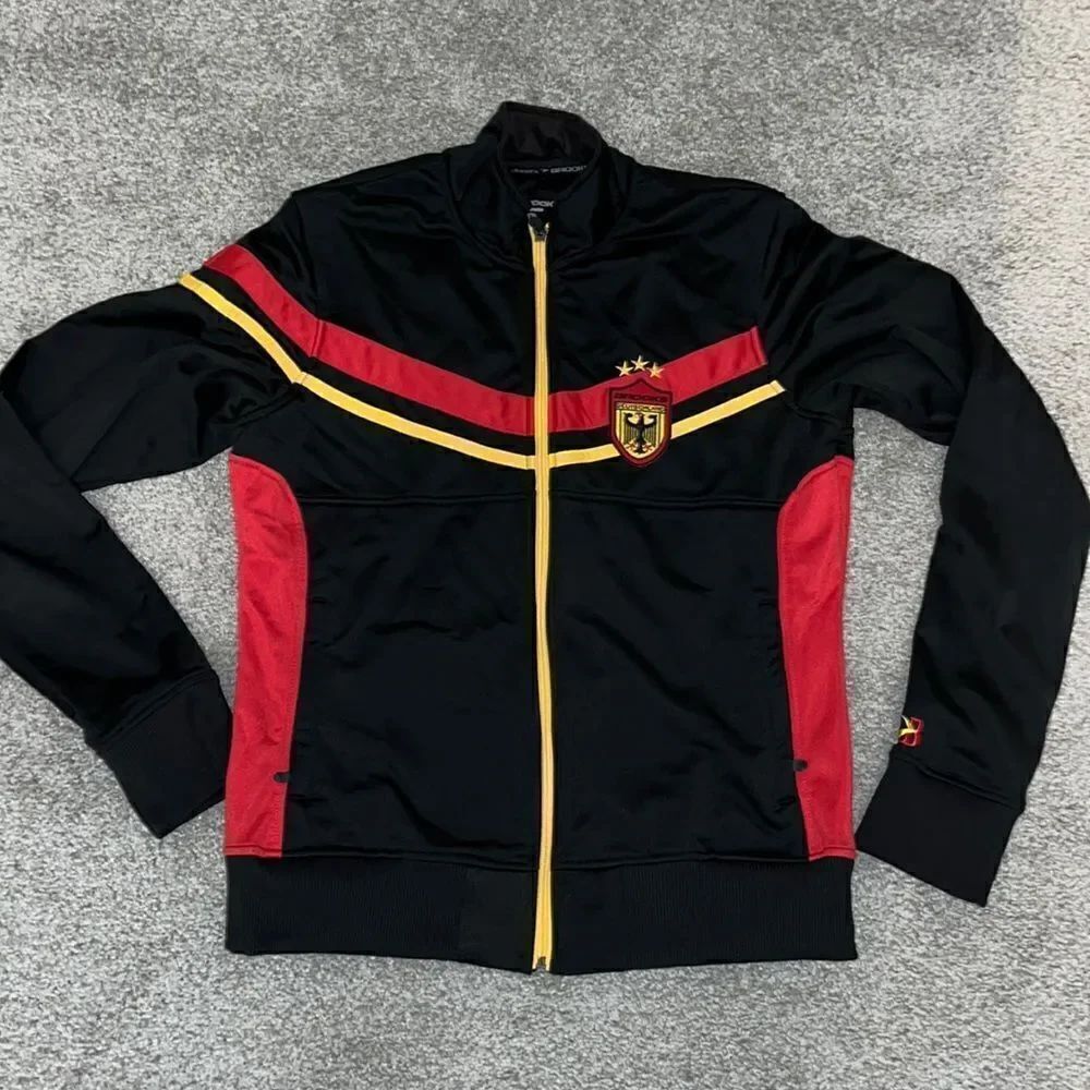 Authentic Brooks German Germany full zipper track warm up running Jacket L